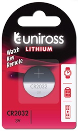 [549819652] Uniross CR2032 Button Cell Lithium Battery