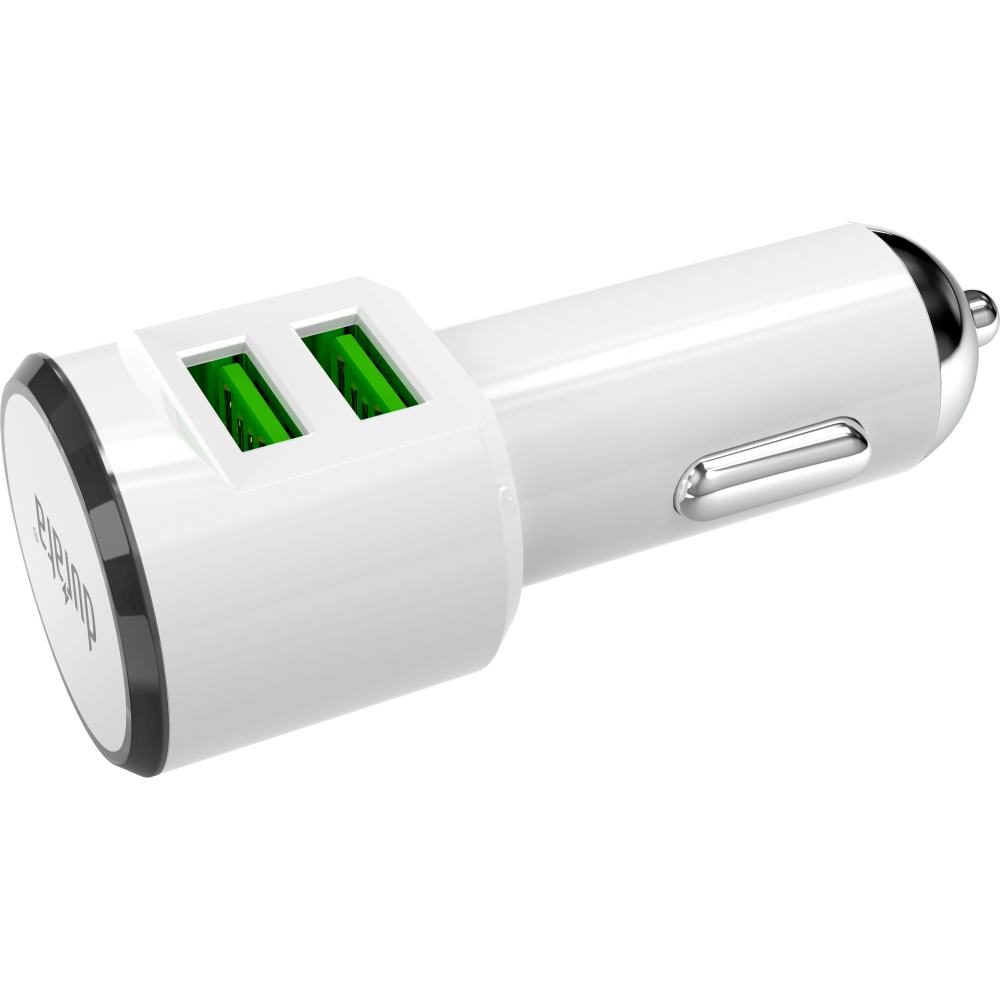 Durata Car Charger Adapter Turbo with 2 USB Slot DRC20
