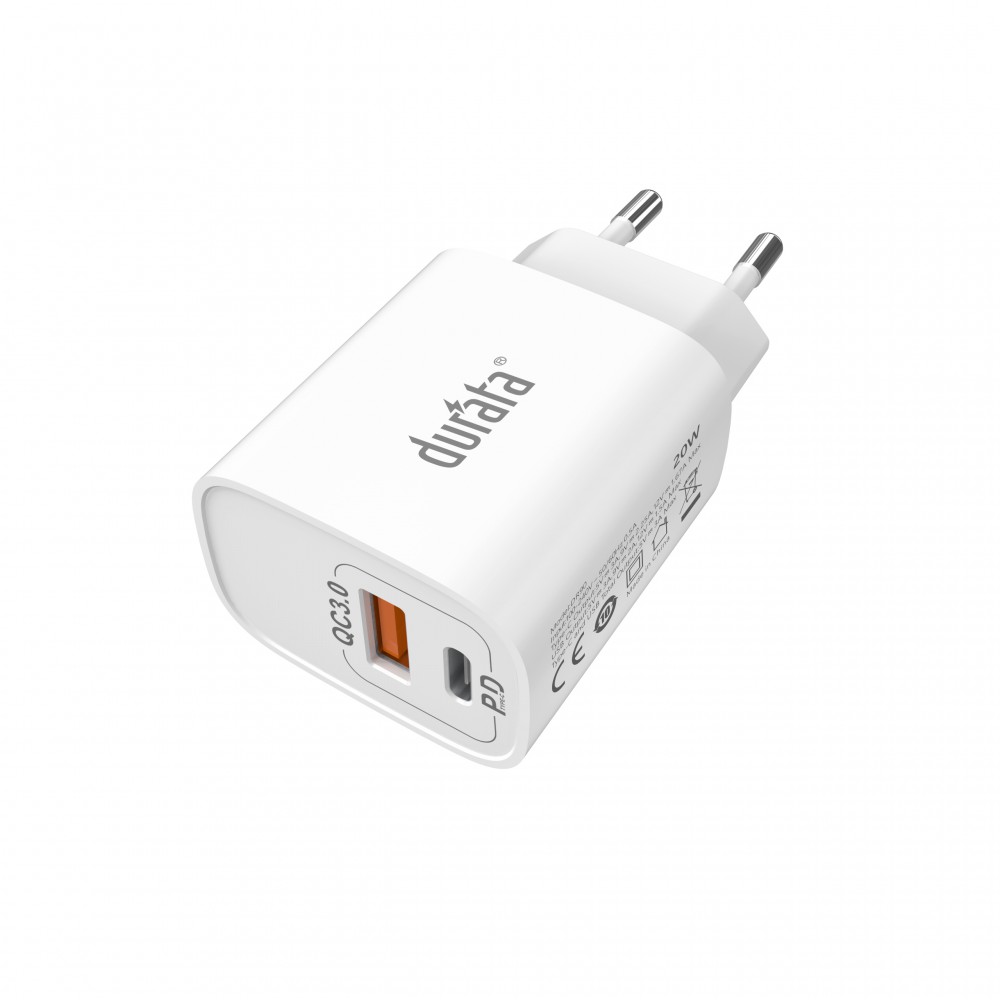 Durata Quick Charge PD to Lightning + USB slot 20W DR90A