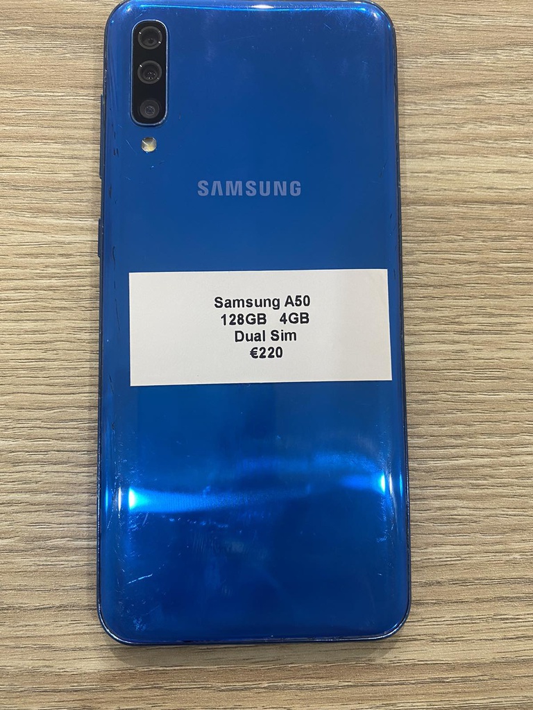 Samsung Galaxy A50 128GB | Blue  | Grade A | 3 Months Warranty