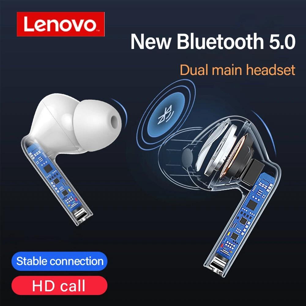 Lenovo XT90 Bluetooth 5.0 Earbuds Headphone TWS Wireless Earphones - White