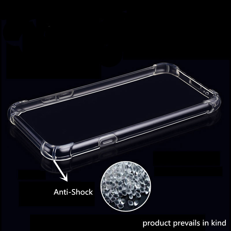 Anti-Shock TPU Case for Samsung Galaxy S24 Plus Transparent