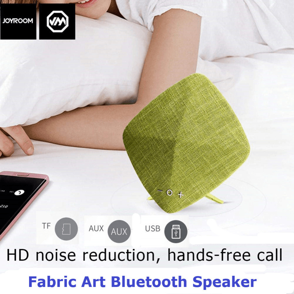JOYROOM JR-M03 Portable Fabric Design Bluetooth Stereo Speaker with Built-in MIC, Support TF Card &amp; AUX IN &amp; USB