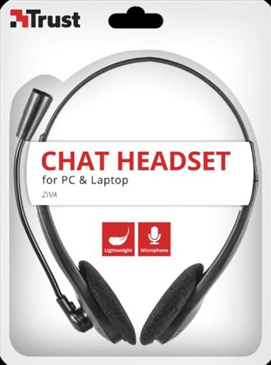 Trust Ziva  Chat Headset for PC and Laptop