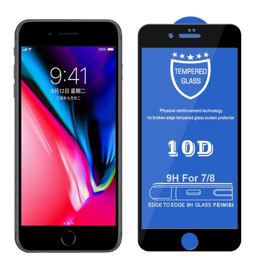 Tempered glass 10D for iPhone 6G