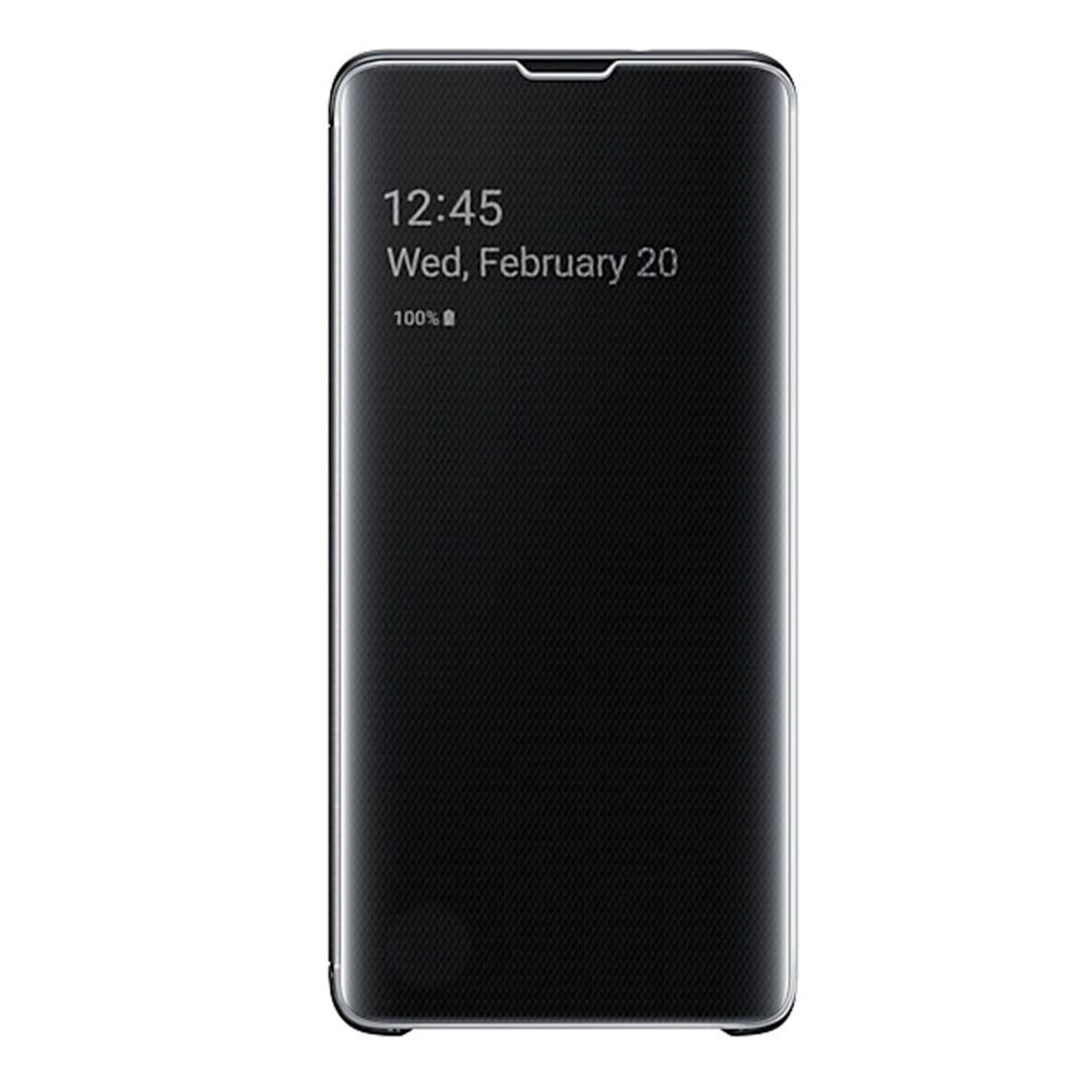 Clear View Case cover for Samsung Galaxy S10 | Black | 7426825364692