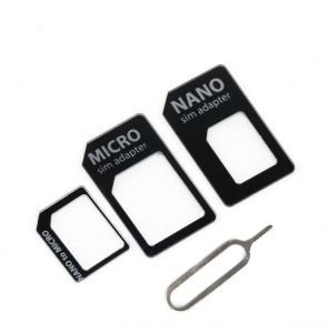 Nano sim card adapter for all in card type