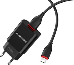 [898980] BOROFONE BA20A Wall charger BA20A Sharp EU set with cable Micro-usb