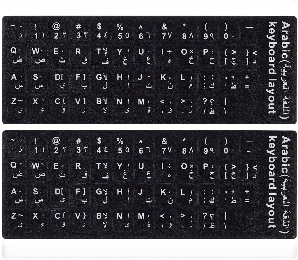Keyboard Stickers - Hebrew US