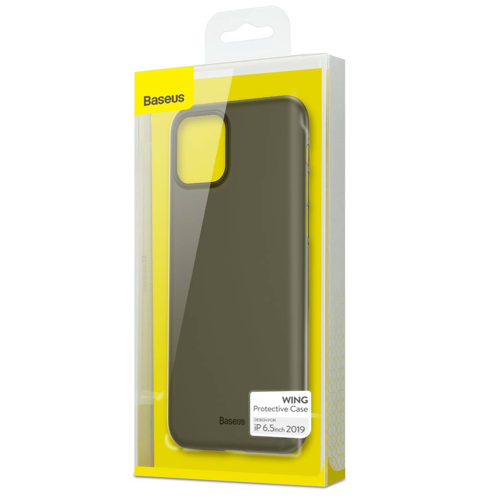 Baseus iPhone 11 Pro Max case Wing Black (WIAPIPH65S-01)