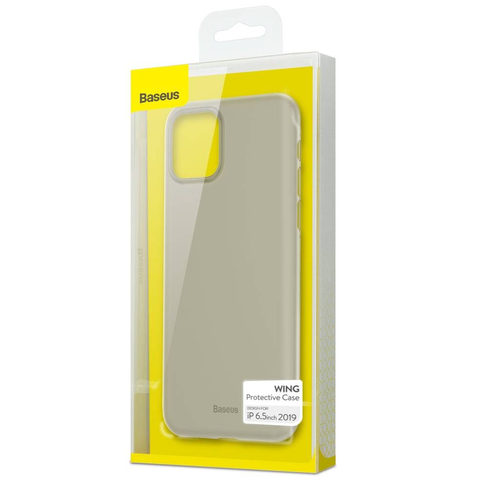 Baseus iPhone 11 Pro Max case Wing White (WIAPIPH65S-02)