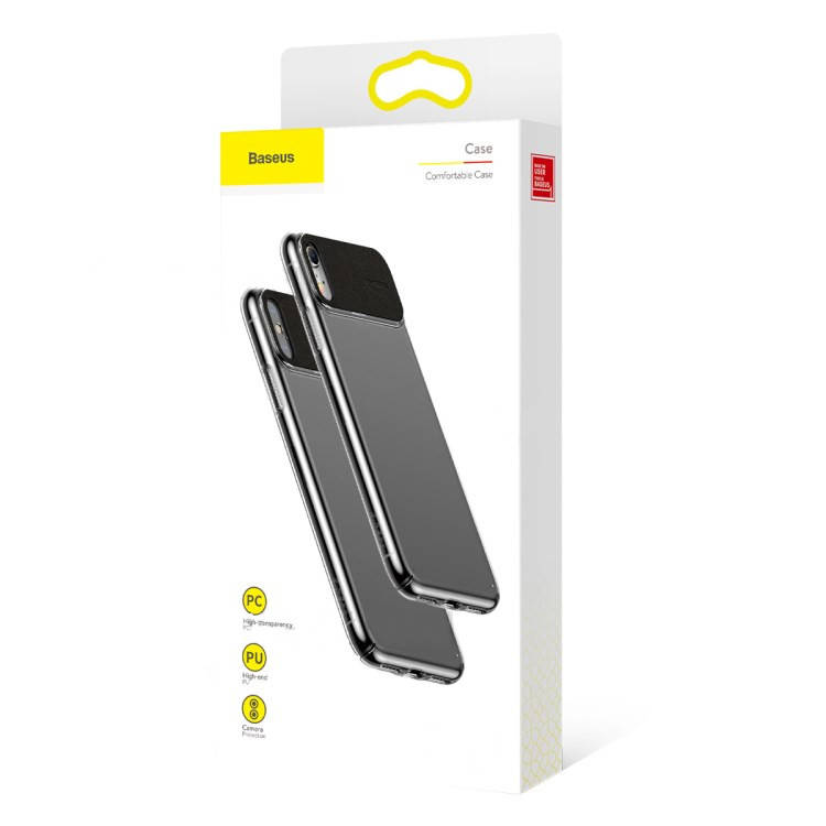 Baseus iPhone Xs Max case Comfortable case Black (WIAPIPH65-SS01)