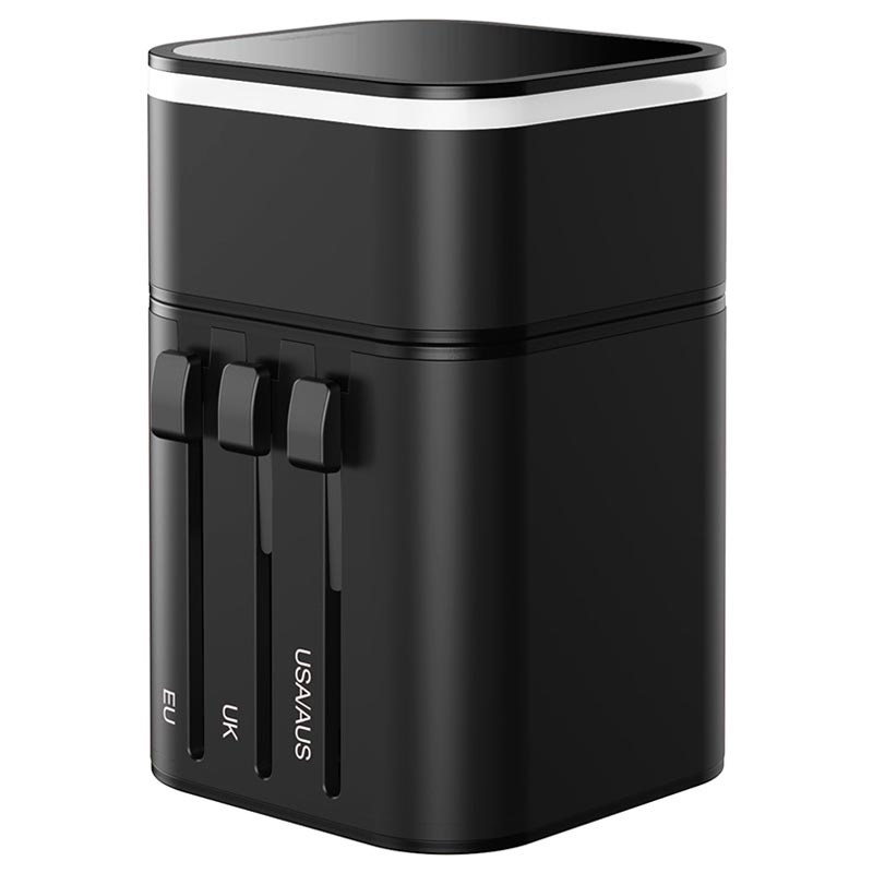 Baseus Travel Charger 2in1 Universal adapter with PPS Quick Charger Black (TZPPS-01)
