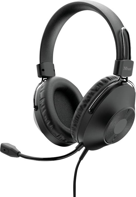 Trust Ozo  USB PC Over-ear headset Stereo Black - 1 Year Warranty