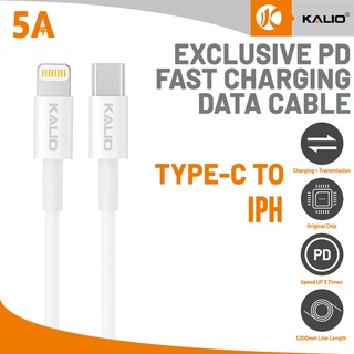 KALIO SJ50 1M Type-C to Lightning 5A Cable Fast Charging