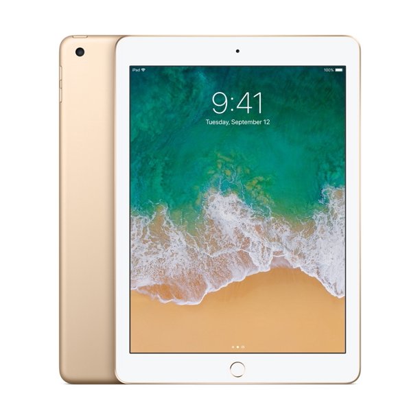 Apple iPad 5th Gen 9.7inch WiFi 128GB - Gold (2017 Model) - Pre-Owned - Grade A- 3 Months Warranty
