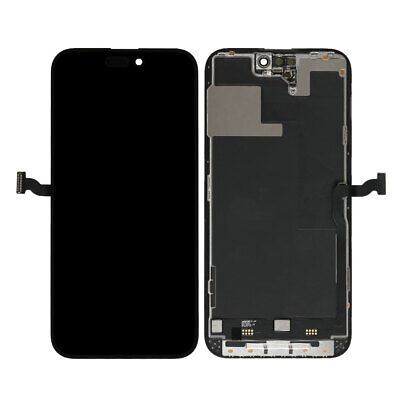 Screen Replacement for iPhone 15 DD Soft OLED Black HQ