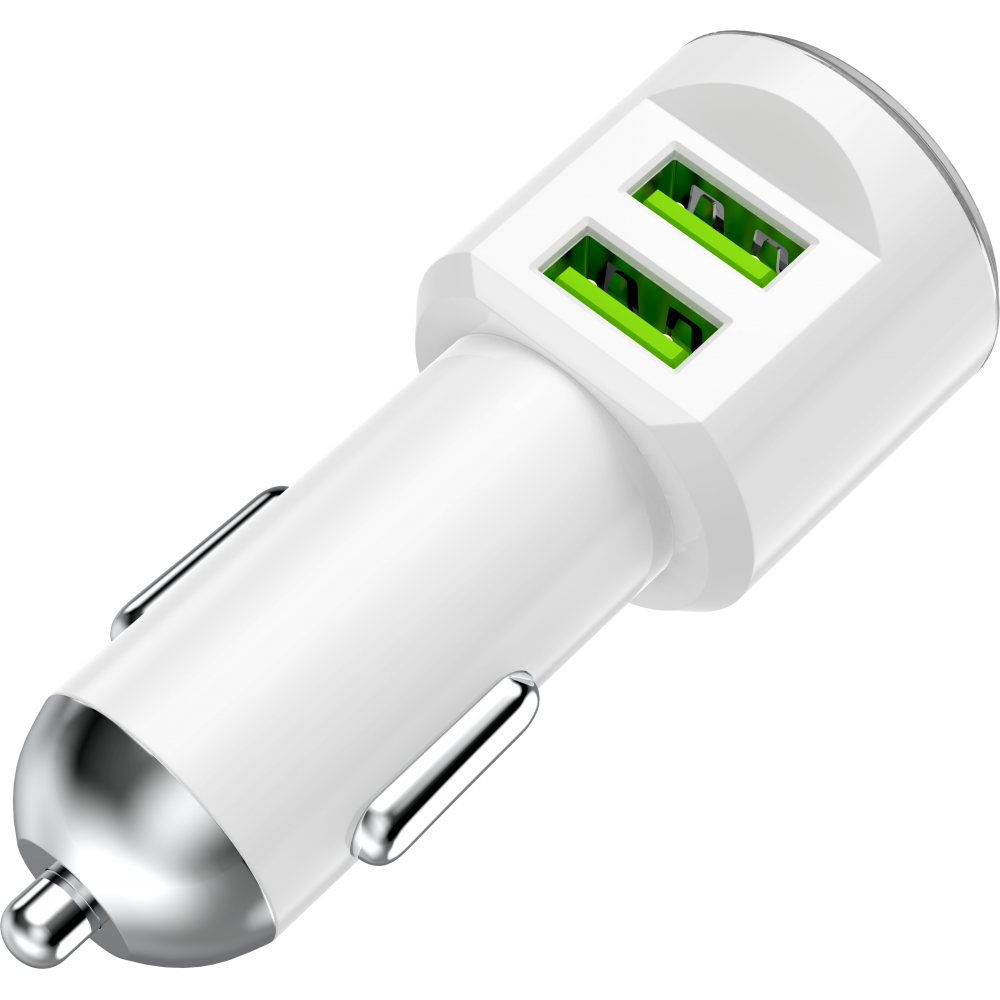 Durata Car Charger Adapter Turbo with 2 USB Slot DRC20