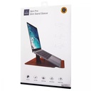 WIWU Skin Pro Portable Stand PU Leather Laptop Sleeve With Magnetic Cover for MacBook 15.4 Inch Gray