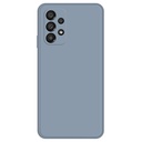 Cell Phone Back Cover for Samsung Galaxy A33 5G, Collision Proof Straight Edge Rubberized TPU+Microfiber Lining Phone Case - Dark Blue