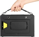 Ulefone Armor Pad 2 Tablet Carry Case Armor Holster Pro, 4-in-1 Multi-Purpose, Portable Carrying Holster Case with Kickstand, Hand Strap, Shoulder Strap for Ulefone Armor Pad 2 Rugged Tablet