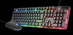 [8713439232899] Trust GXT 838 Azor Illumination Gaming Keyboard | keyboard with mouse | QWERTY US layout | RGB LED | Black | 2 Years Warranty