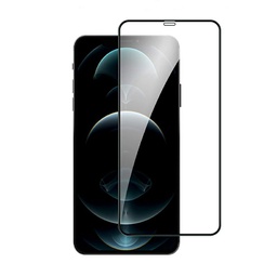 [AS064686A] 9D Full Screen Tempered Glass Screen Protector for iPhone 12/12 Pro Black