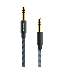 [AS051518A] BOROFONE BL3 1M AUX 3.5mm Audio Cable Black