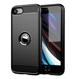 [7426825378033] Carbon Case Flexible Cover TPU Case for iPhone XR | Black | 7426825378033
