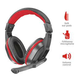 [147963] Trust Ziva 21953 wired Gaming Headphones | Stereo | 1 Year Warranty | 21953