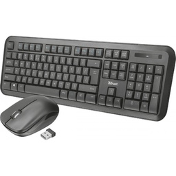 [153549] Trust NOVA 23015 US/Greek Desktop Wireless Keyboard and Mouse Combo