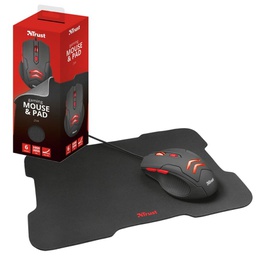 [147175] Trust Ziva (Mouse + Mousepad) Gaming Bundle | 2 Years Warranty | 21963