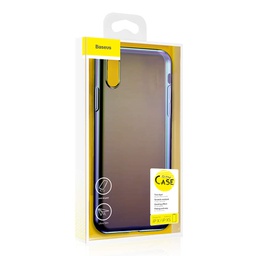 [6953156281189] Baseus iPhone Xs case Glow Transparent Black (WIAPIPH58-XG01)