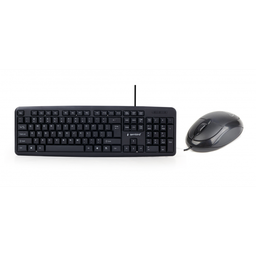 [150101] Gembird Optical Keyboard and Mouse - Wired - 1 - Year Warranty