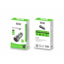 [614651262] Durata 38W USB-C PD Car Charger + USB Slot DR2027