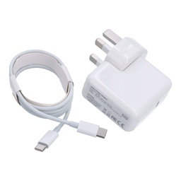 [5199494] 96W Charger with 1M Dual Type-C Cable for MacBook  UK Plug