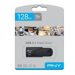 [564949] PNY Attache 4 USB 3.1 Stick 128GB Black