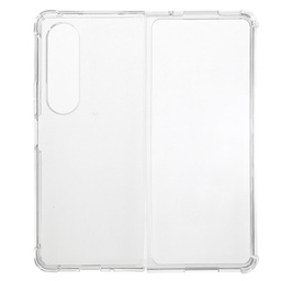 [549812962] Samsung Galaxy Z Fold4 5G Anti-slip Crystal Clear Phone Case Reinforced Corners Drop Protection TPU Phone Cover