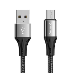 [6512626] JOYROOM S-0230N1 0.2M 3A Micro Fast Charging Cable Black CE/ROHS Certified