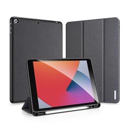DUX DUCIS DOMO Series Luxury Smart Wake Sleep Trifold-Stand Protective Case for iPad 10.2 2019/10.2 2020/10.2 2021 Black