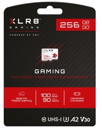 [54981562] PNY XLR8 256GB Gaming Class 10 U3 V30 SD Card